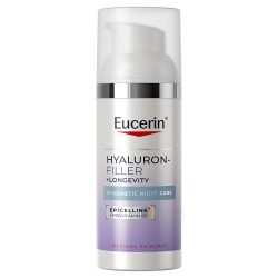 EUCERIN Hyaluron-Filler + Longevity Epigenetic Éjszakai arcápoló 50 ml