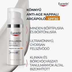 EUCERIN Hyaluron-Filler + Longevity Epigenetic Nappali arcápoló SPF30 (50 ml)