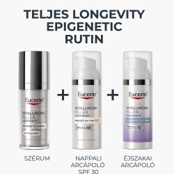 EUCERIN Hyaluron-Filler + Longevity Epigenetic Nappali arcápoló SPF30 (50 ml)