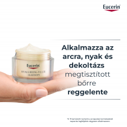 EUCERIN Hyaluron-Filler+Elasticity Bőrtömörséget Regeneráló Éjszakai Arckrém öko-utántöltő 50 ml