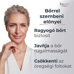EUCERIN Hyaluron-Filler+Elasticity Bőrtömörséget Regeneráló Nappali Arckrém Rose SPF30 öko-utántöltő 50 ml