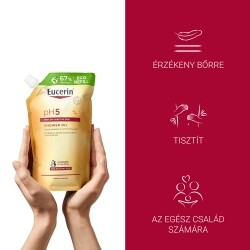 EUCERIN pH5 Olajtusfürdő öko-utántöltő 400 ml