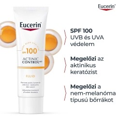 EUCERIN Sun Actinic Control napozó fluid SPF100 (80 ml)