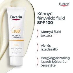 EUCERIN Sun Actinic Control napozó fluid SPF100 (80 ml)