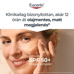 EUCERIN Sun Oil Control színezett napozó krém-gél arcra light SPF50+ light (50 ml)
