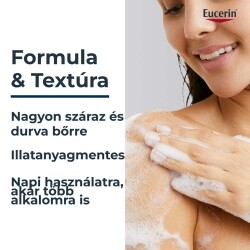 EUCERIN UreaRepair 5% Urea bőrkímélő tusfürdő 400 ml